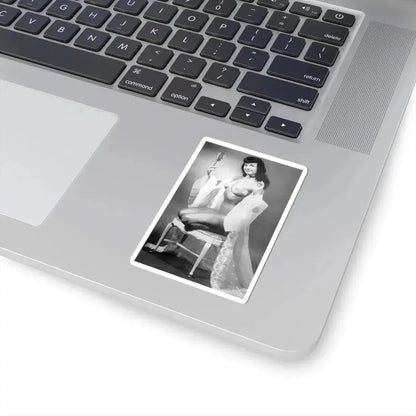 Bettie Page #609 (Vintage Female Icon) STICKER Vinyl Kiss-Cut Decal - The Sticker Space
