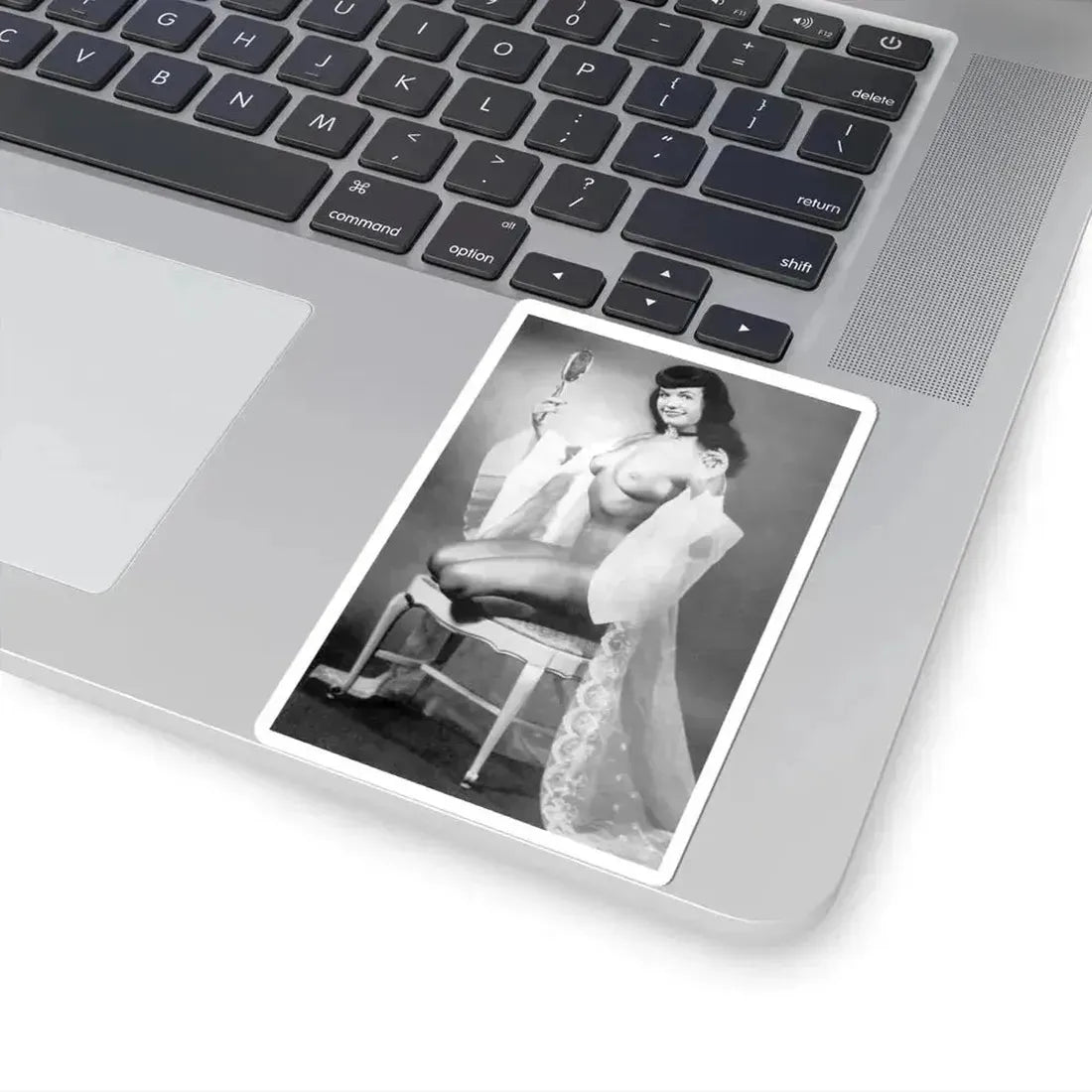 Bettie Page #609 (Vintage Female Icon) STICKER Vinyl Kiss-Cut Decal - The Sticker Space