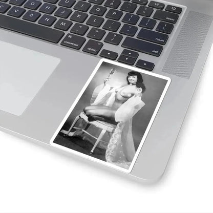 Bettie Page #609 (Vintage Female Icon) STICKER Vinyl Kiss-Cut Decal - The Sticker Space