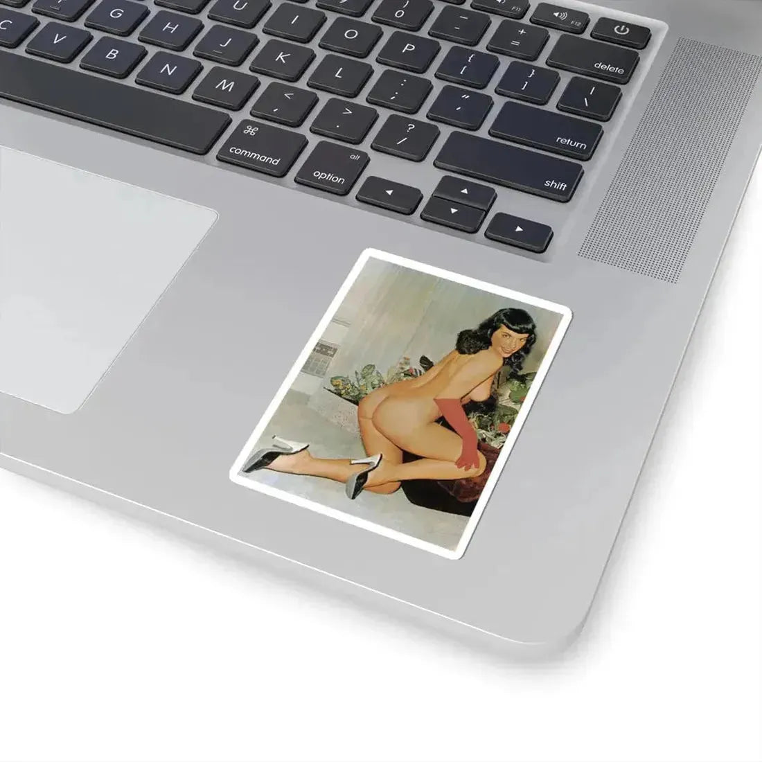 Bettie Page #610 (Vintage Female Icon) STICKER Vinyl Kiss-Cut Decal - The Sticker Space