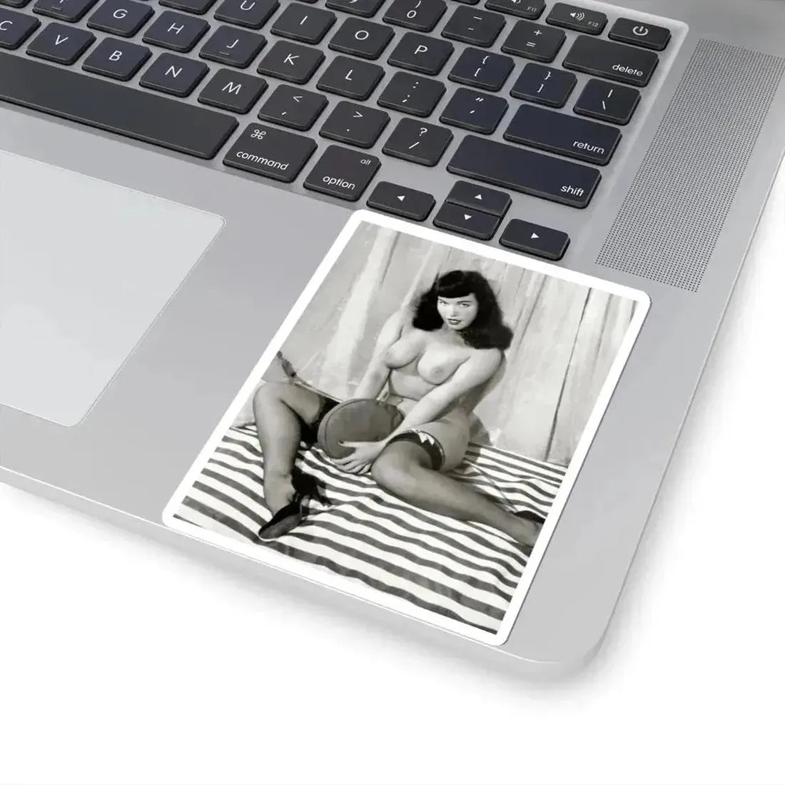 Bettie Page #625 (Vintage Female Icon) STICKER Vinyl Kiss-Cut Decal - The Sticker Space