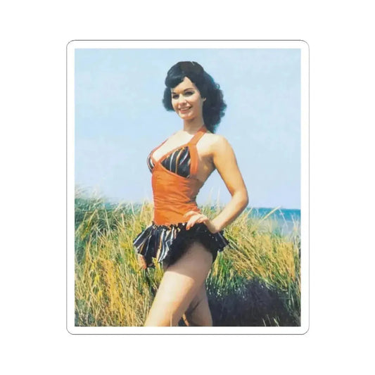 Bettie Page #64 (Vintage Female Icon) STICKER Vinyl Kiss-Cut Decal 2 Inch White - The Sticker Space