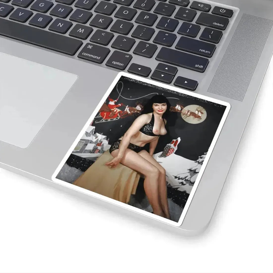 Bettie Page #721 (Vintage Female Icon) STICKER Vinyl Kiss-Cut Decal - The Sticker Space