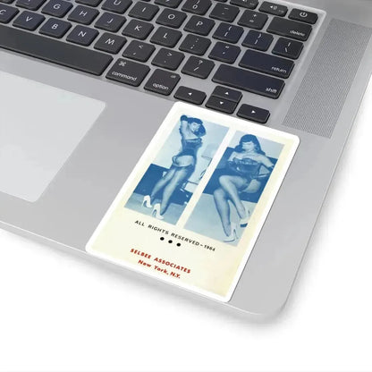 Bettie Page #763 (Vintage Female Icon) STICKER Vinyl Kiss-Cut Decal - The Sticker Space