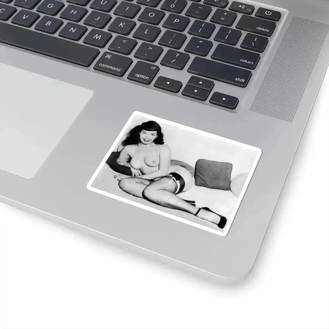 Bettie Page #766 (Vintage Female Icon) STICKER Vinyl Kiss-Cut Decal - The Sticker Space