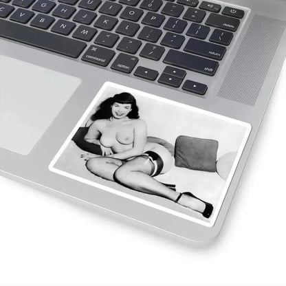 Bettie Page #766 (Vintage Female Icon) STICKER Vinyl Kiss-Cut Decal - The Sticker Space