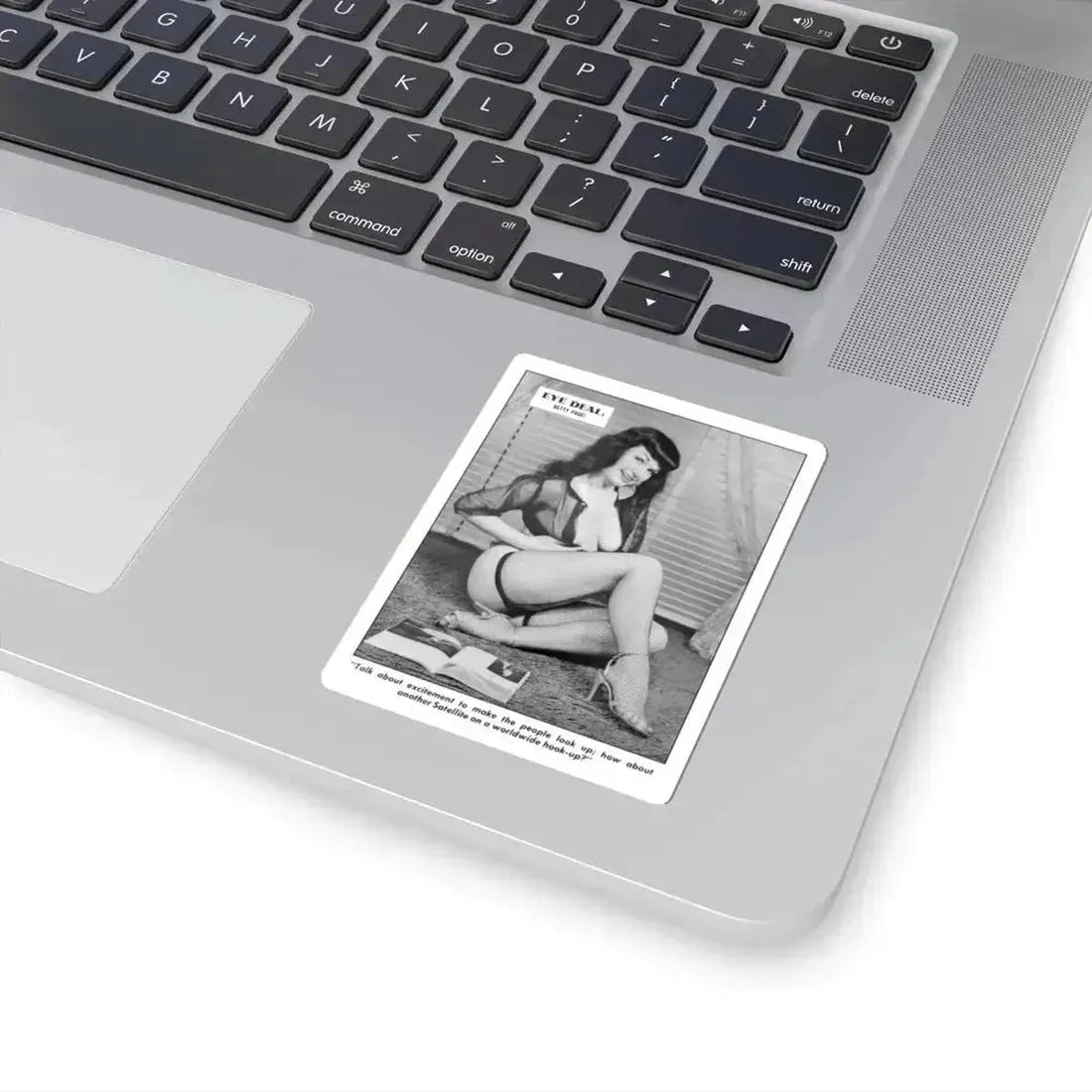 Bettie Page #784 (Vintage Female Icon) STICKER Vinyl Kiss-Cut Decal - The Sticker Space