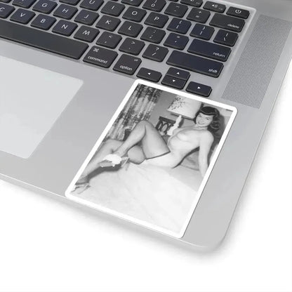 Bettie Page #789 (Vintage Female Icon) STICKER Vinyl Kiss-Cut Decal - The Sticker Space