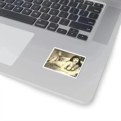 Bettie Page #810 (Vintage Female Icon) STICKER Vinyl Kiss-Cut Decal - The Sticker Space