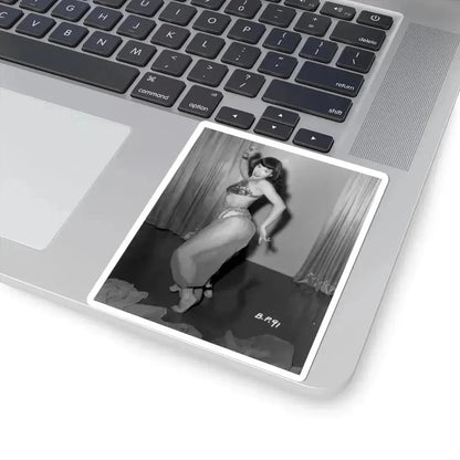 Bettie Page #816 (Vintage Female Icon) STICKER Vinyl Kiss-Cut Decal - The Sticker Space