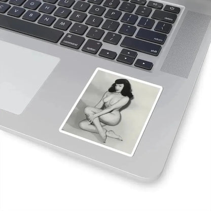 Bettie Page #819 (Vintage Female Icon) STICKER Vinyl Kiss-Cut Decal - The Sticker Space