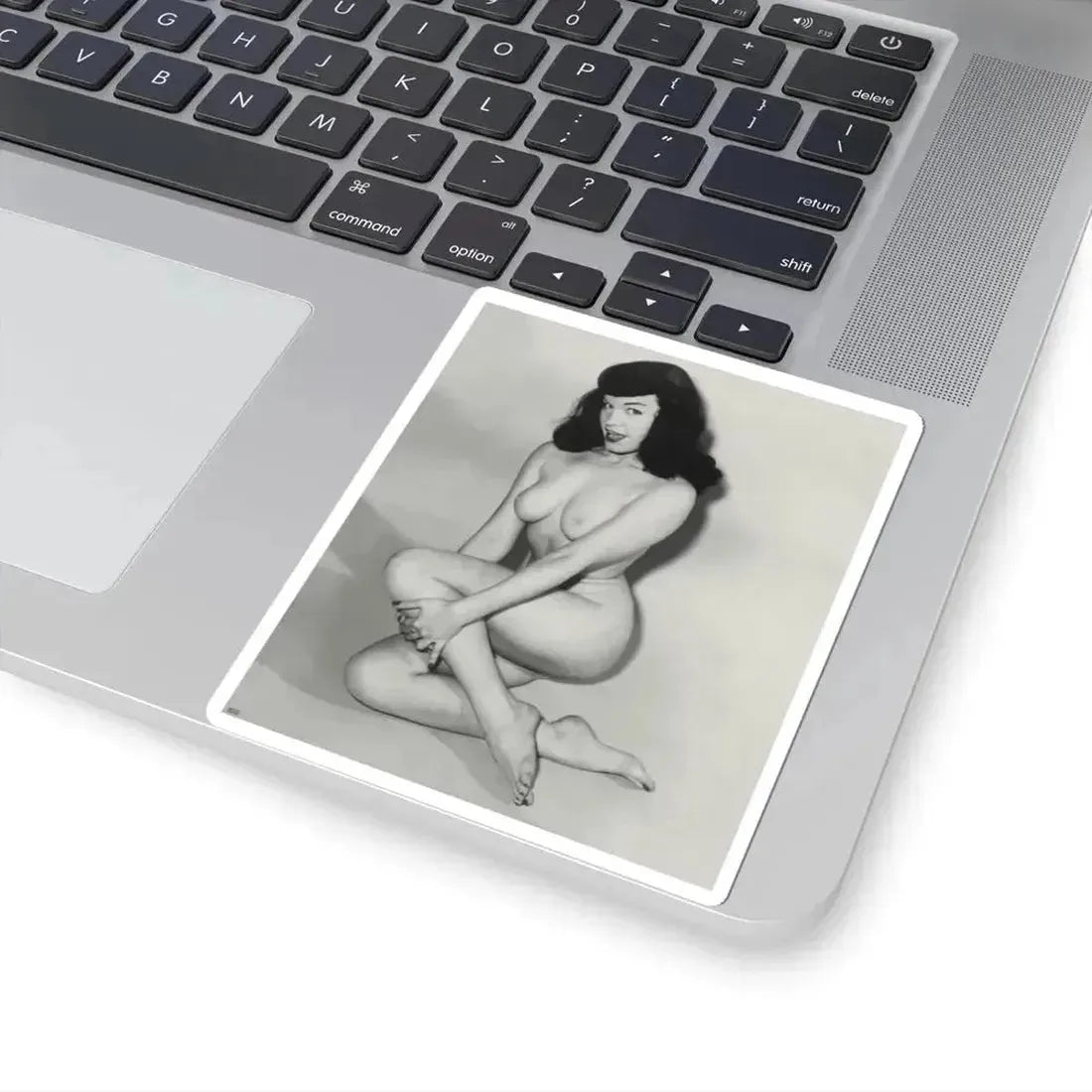 Bettie Page #819 (Vintage Female Icon) STICKER Vinyl Kiss-Cut Decal - The Sticker Space