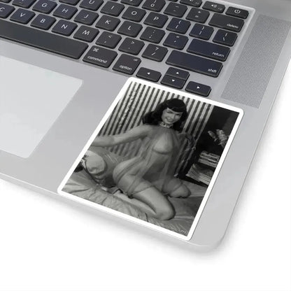 Bettie Page #821 (Vintage Female Icon) STICKER Vinyl Kiss-Cut Decal - The Sticker Space