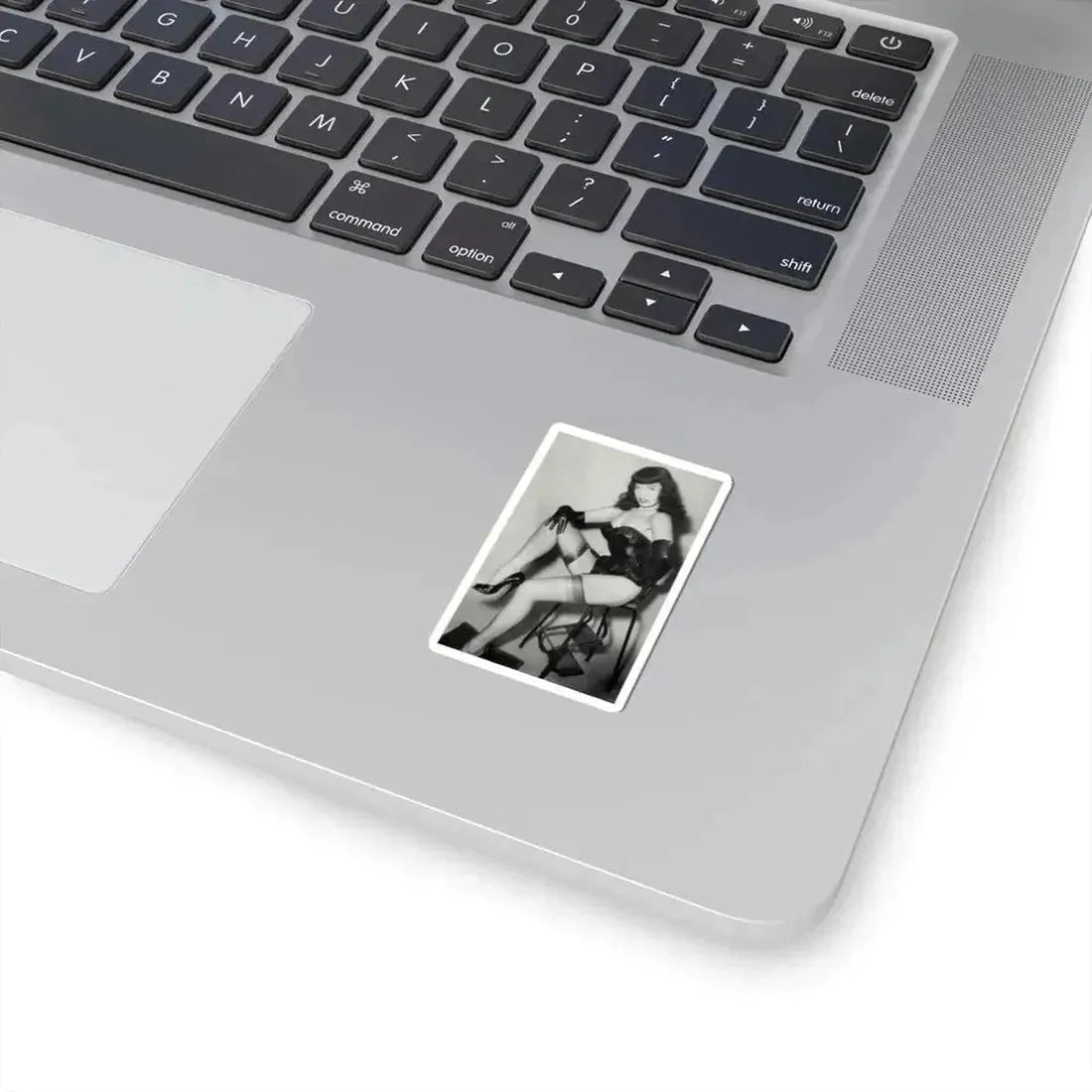 Bettie Page #822 (Vintage Female Icon) STICKER Vinyl Kiss-Cut Decal - The Sticker Space