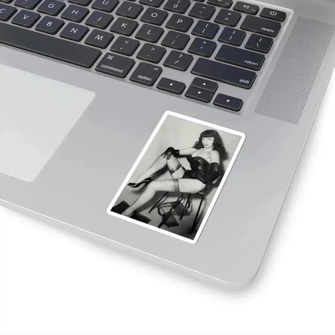 Bettie Page #822 (Vintage Female Icon) STICKER Vinyl Kiss-Cut Decal - The Sticker Space