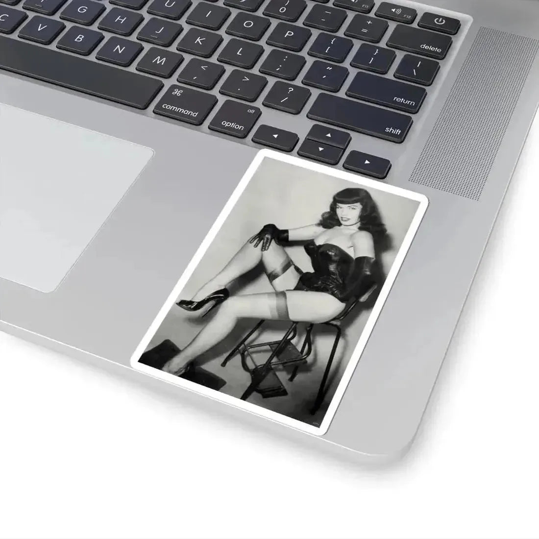 Bettie Page #822 (Vintage Female Icon) STICKER Vinyl Kiss-Cut Decal - The Sticker Space