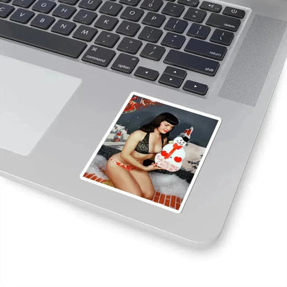 Bettie Page #99 (Vintage Female Icon) STICKER Vinyl Kiss-Cut Decal - The Sticker Space