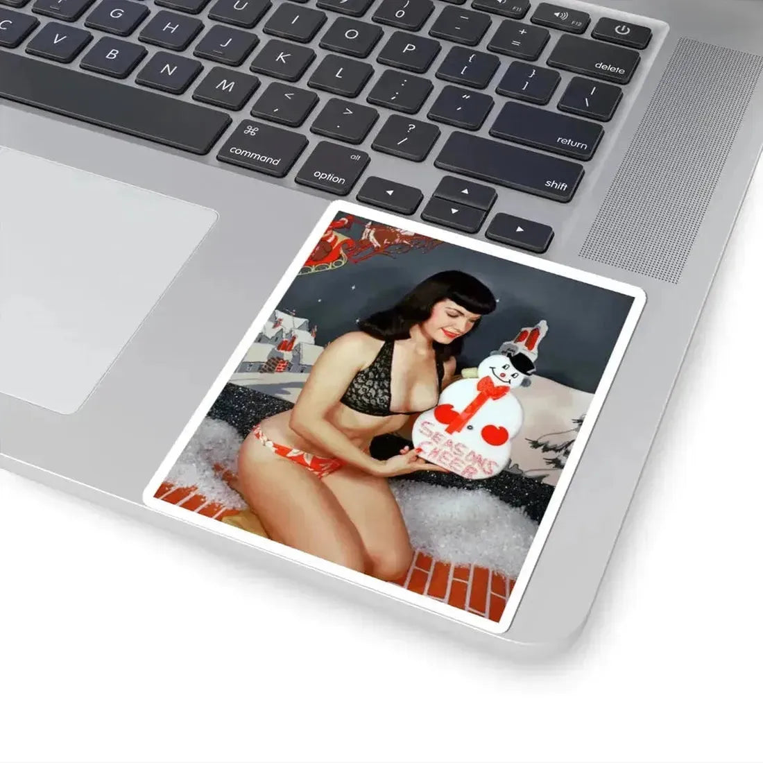 Bettie Page #99 (Vintage Female Icon) STICKER Vinyl Kiss-Cut Decal - The Sticker Space