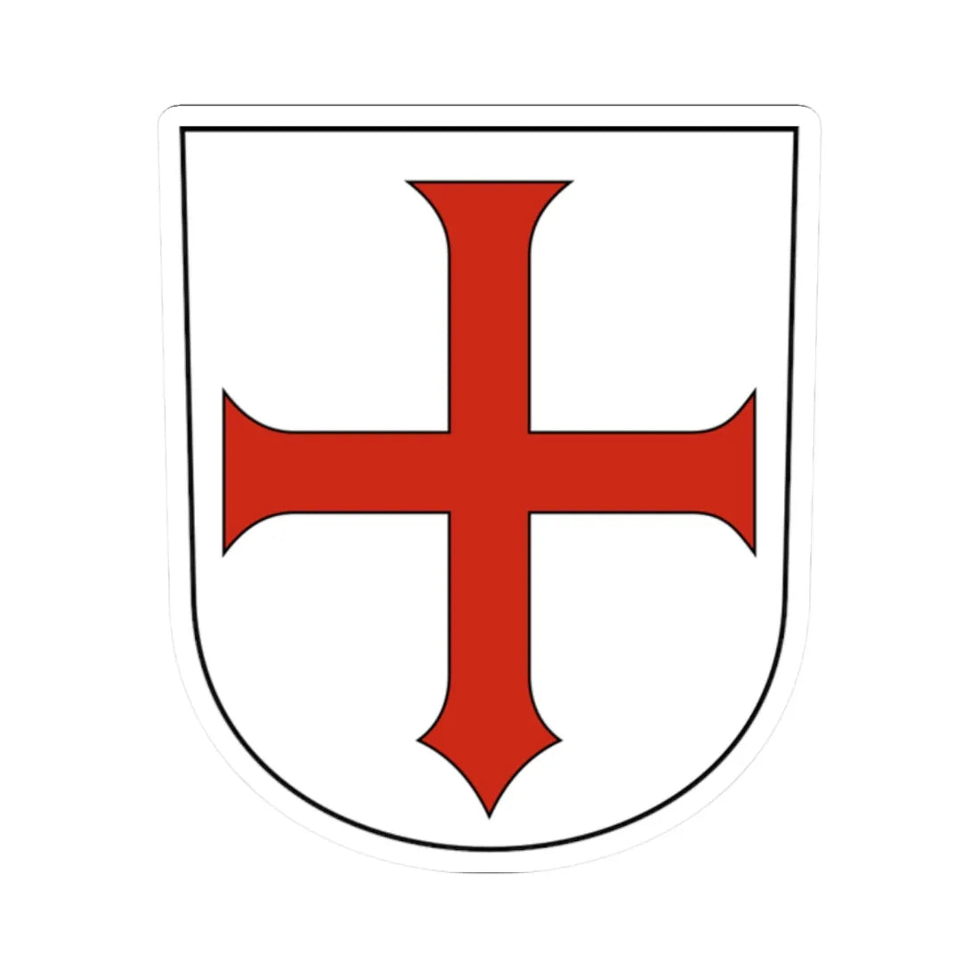 Bettlach-blazon (Switzerland) (Coat of Arms) STICKER Vinyl Kiss-Cut Decal 2 Inch White - The Sticker Space