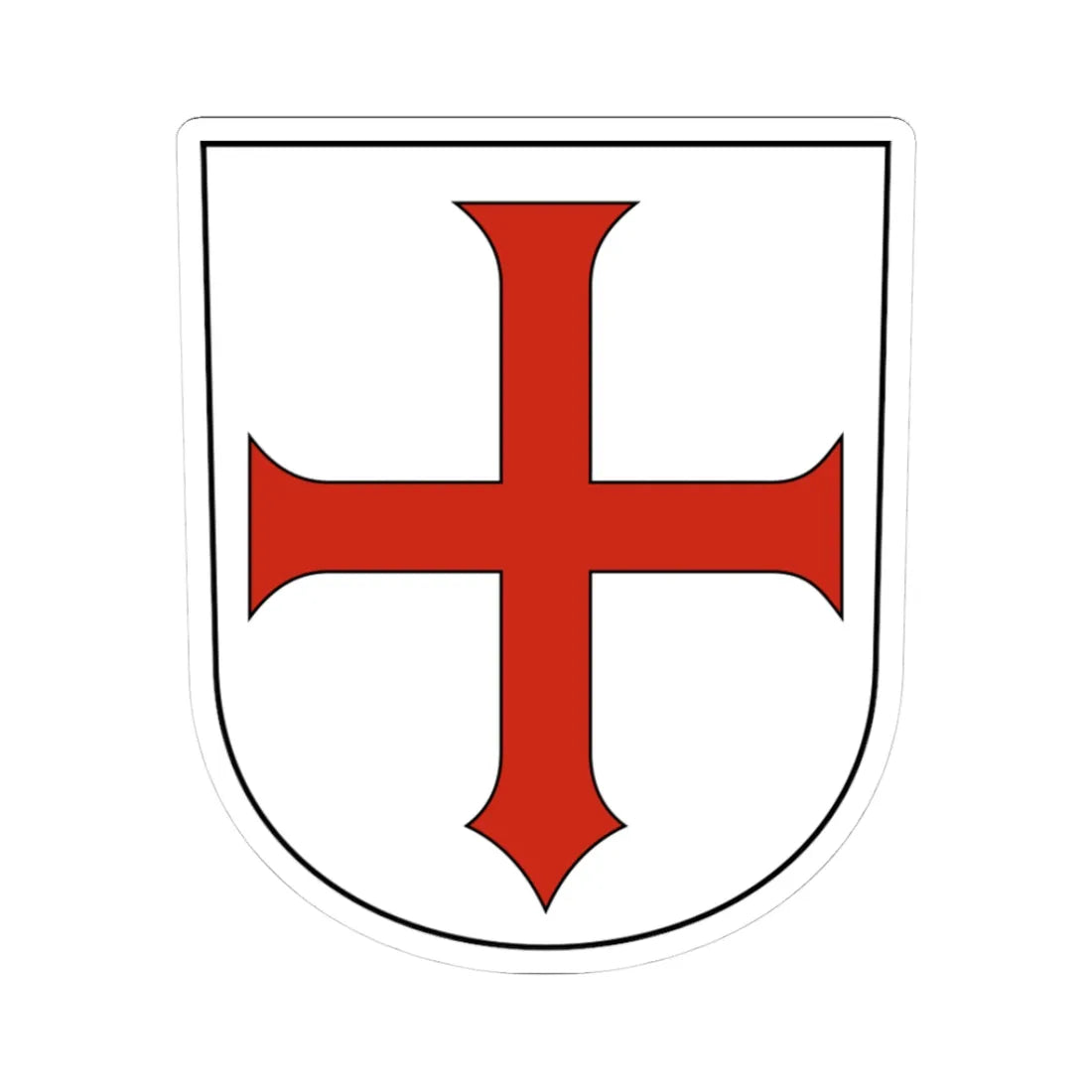 Bettlach-blazon (Switzerland) (Coat of Arms) STICKER Vinyl Kiss-Cut Decal 3 Inch White - The Sticker Space