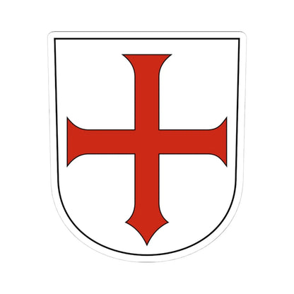 Bettlach-blazon (Switzerland) (Coat of Arms) STICKER Vinyl Kiss-Cut Decal 4 Inch White - The Sticker Space