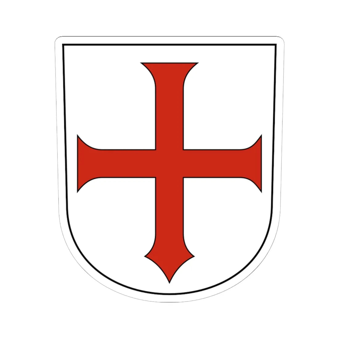 Bettlach-blazon (Switzerland) (Coat of Arms) STICKER Vinyl Kiss-Cut Decal 6 Inch White - The Sticker Space