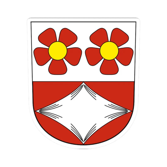 Bettwiesen-blazon (Switzerland) (Coat of Arms) STICKER Vinyl Kiss-Cut Decal 2 Inch White - The Sticker Space