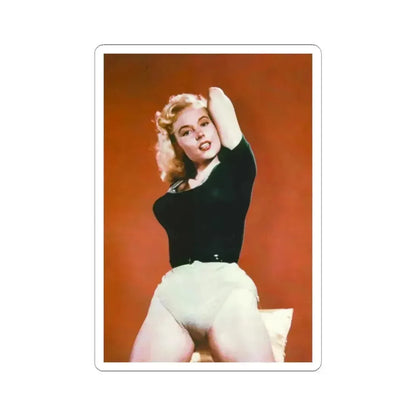 Betty Brosmer #107 (Vintage Female Icon) STICKER Vinyl Kiss-Cut Decal 3 Inch White - The Sticker Space
