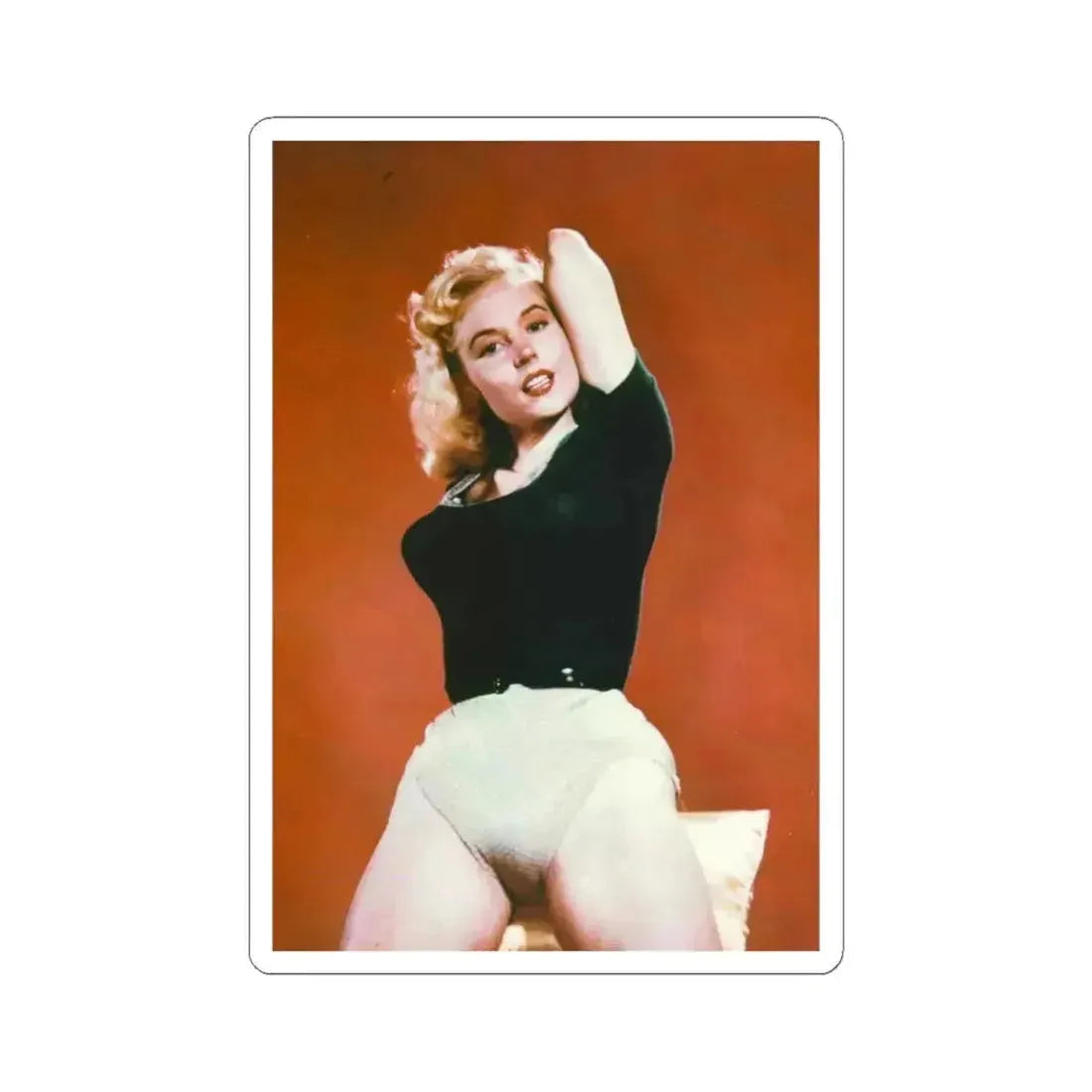 Betty Brosmer #107 (Vintage Female Icon) STICKER Vinyl Kiss-Cut Decal 4 Inch White - The Sticker Space