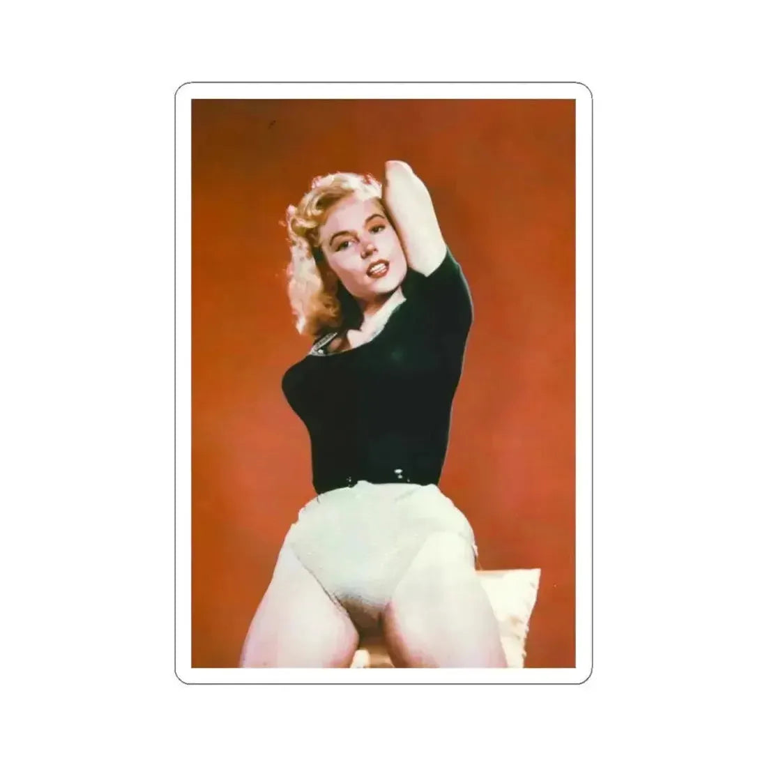 Betty Brosmer #107 (Vintage Female Icon) STICKER Vinyl Kiss-Cut Decal 6 Inch White - The Sticker Space
