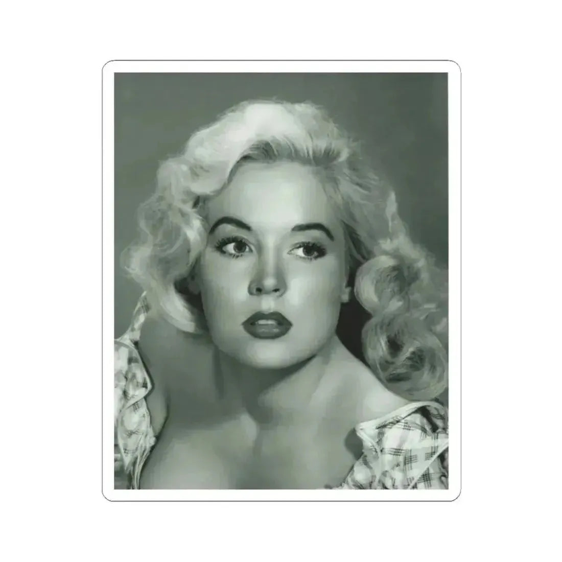 Betty Brosmer #125 (Vintage Female Icon) STICKER Vinyl Kiss-Cut Decal 2 Inch White - The Sticker Space