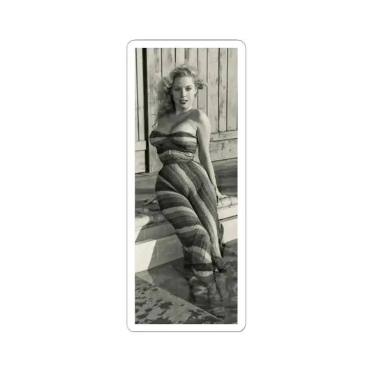 Betty Brosmer #180 (Vintage Female Icon) STICKER Vinyl Kiss-Cut Decal 2 Inch White - The Sticker Space