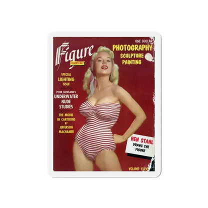 Betty Brosmer #183 - Mag. Cover (Vintage Female Icon) Refrigerator Magnet - The Sticker Space