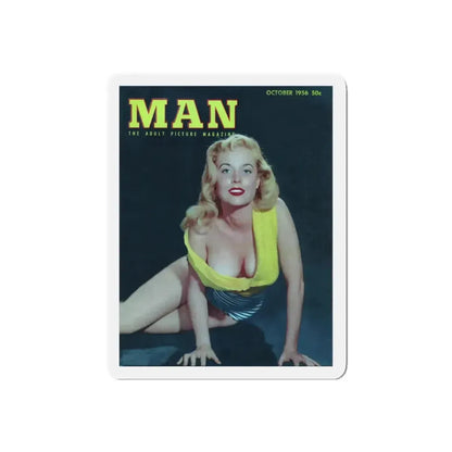 Betty Brosmer #209 - Mag. Cover (Vintage Female Icon) Refrigerator Magnet 5 Inch Die-Cut - The Sticker Space