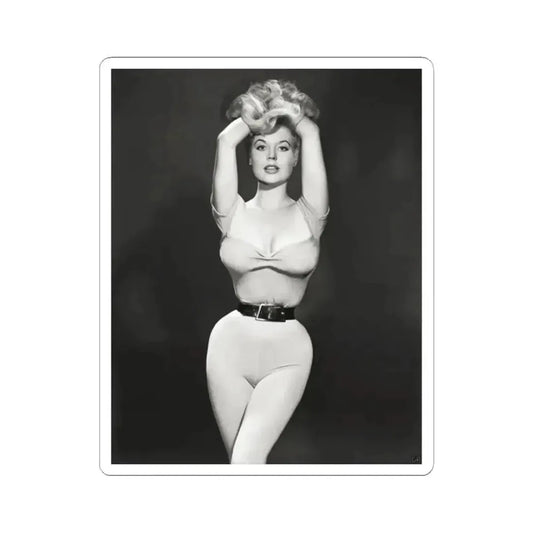 Betty Brosmer #210 (Vintage Female Icon) STICKER Vinyl Kiss-Cut Decal 2 Inch White - The Sticker Space