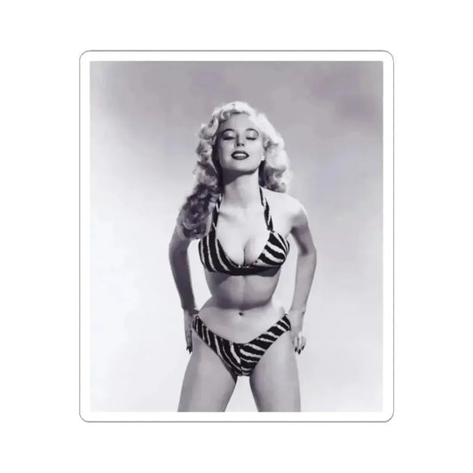 Betty Brosmer #22 (Vintage Female Icon) STICKER Vinyl Kiss-Cut Decal 2 Inch White - The Sticker Space