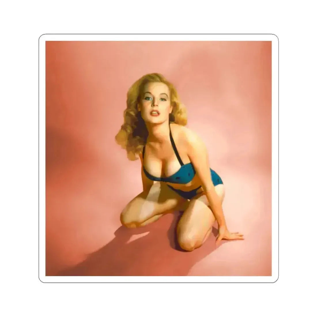 Betty Brosmer #223 (Vintage Female Icon) STICKER Vinyl Kiss-Cut Decal 6 Inch White - The Sticker Space