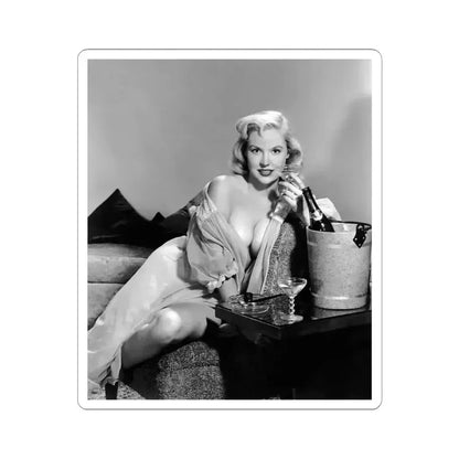Betty Brosmer #229 (Vintage Female Icon) STICKER Vinyl Kiss-Cut Decal 4 Inch White - The Sticker Space