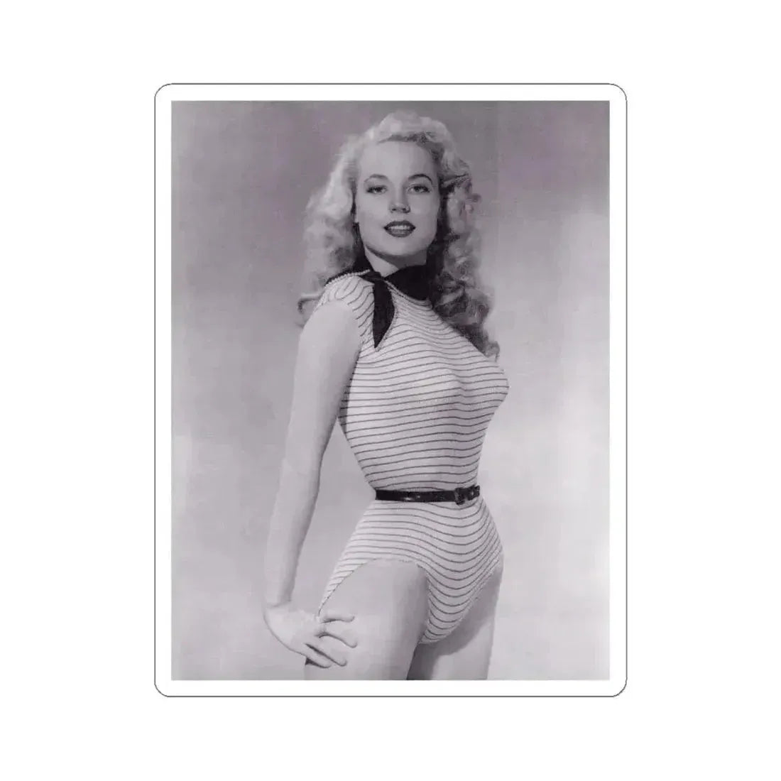 Betty Brosmer #233 (Vintage Female Icon) STICKER Vinyl Kiss-Cut Decal 4 Inch White - The Sticker Space