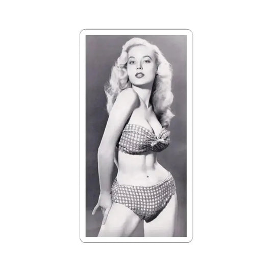 Betty Brosmer #39 (Vintage Female Icon) STICKER Vinyl Kiss-Cut Decal 2 Inch White - The Sticker Space