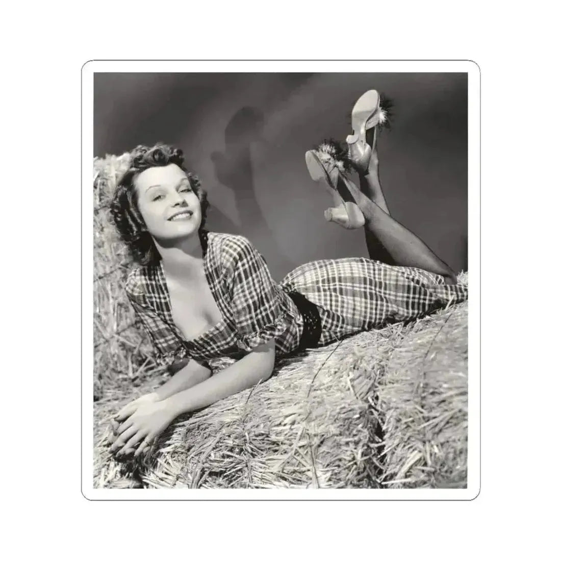 Betty Field #01 (Vintage Female Icon) STICKER Vinyl Kiss-Cut Decal 6 Inch White - The Sticker Space