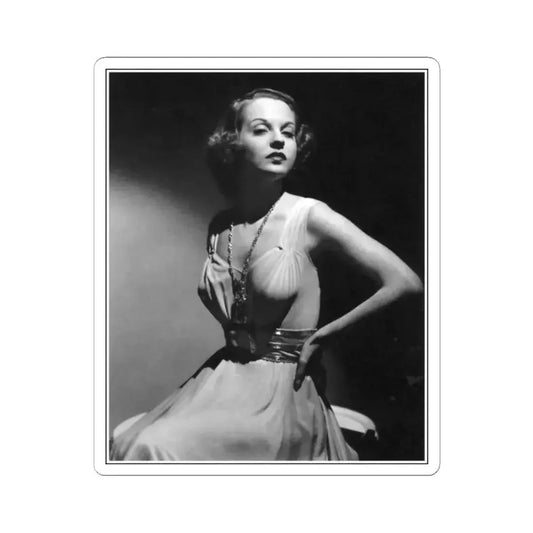 Betty Field #08 (Vintage Female Icon) STICKER Vinyl Kiss-Cut Decal 2 Inch White - The Sticker Space