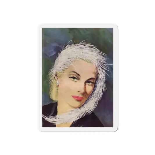 Beulah, Cosmopolitan Illustration, August 1948 (Magazine Illustration) Refrigerator Magnet 6 Inch Die-Cut - The Sticker Space