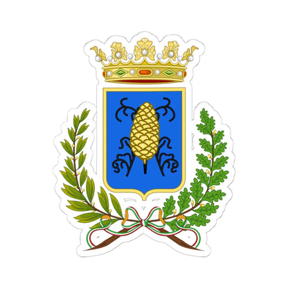 Beverino-Stemma (Italy) (Coat of Arms) STICKER Vinyl Kiss-Cut Decal 6 Inch White - The Sticker Space