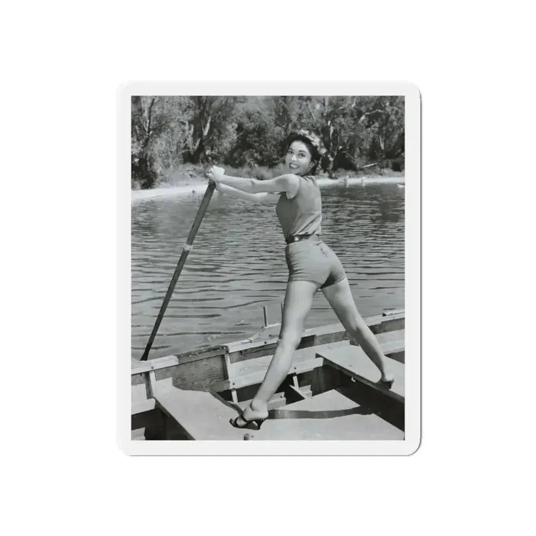 Beverly Garland #150 (Vintage Female Icon) Refrigerator Magnet 6 Inch Die-Cut - The Sticker Space