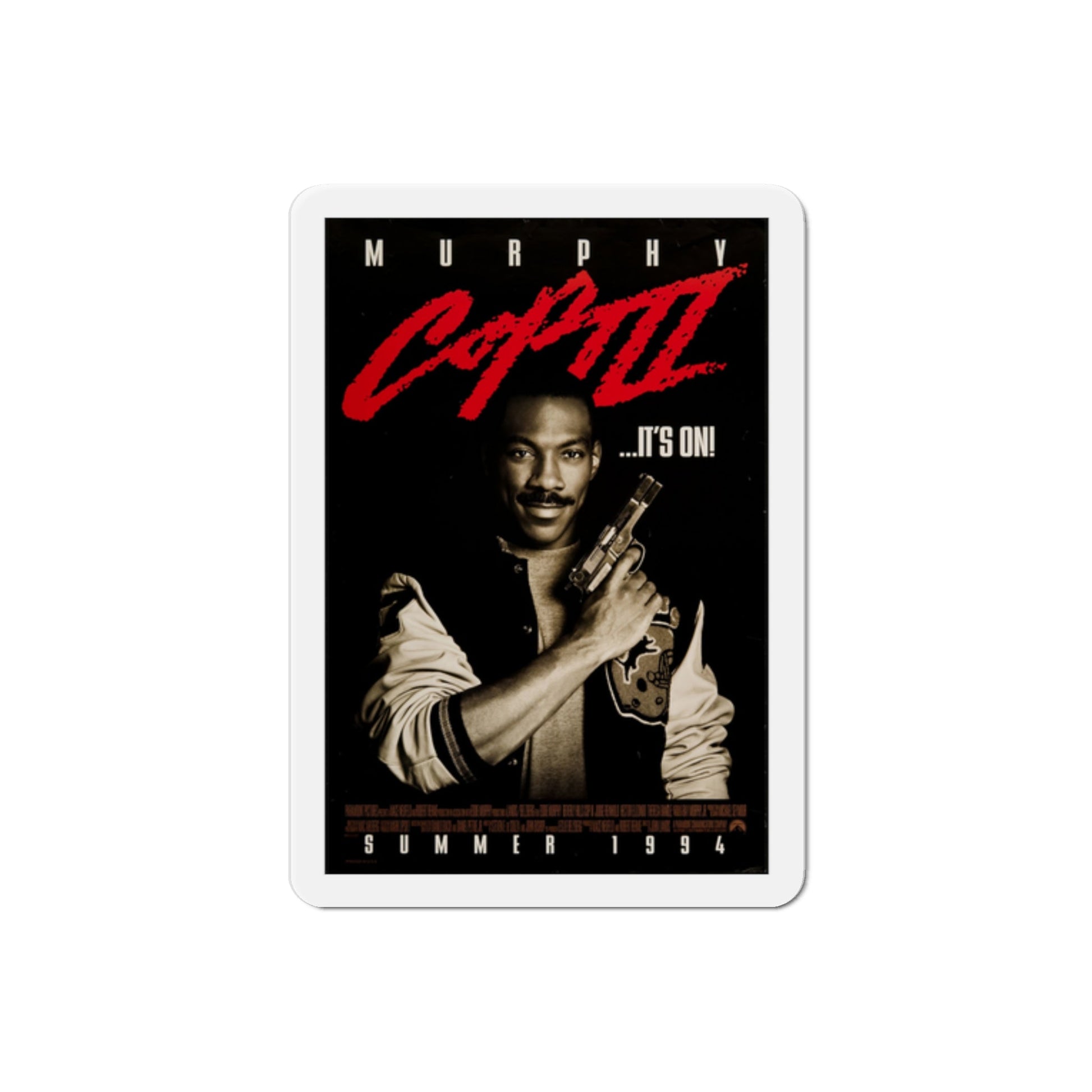 Beverly Hills Cop III 1994 Movie Poster Die-Cut Magnet-2" x 2"-The Sticker Space