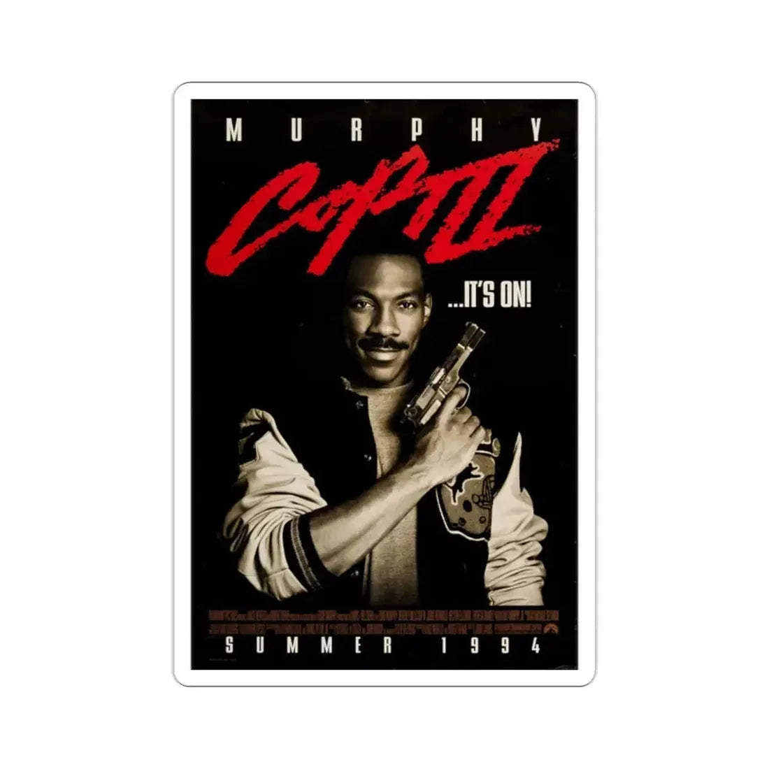 Beverly Hills Cop III 1994 Movie Poster STICKER Vinyl Die-Cut Decal 2 Inch - The Sticker Space