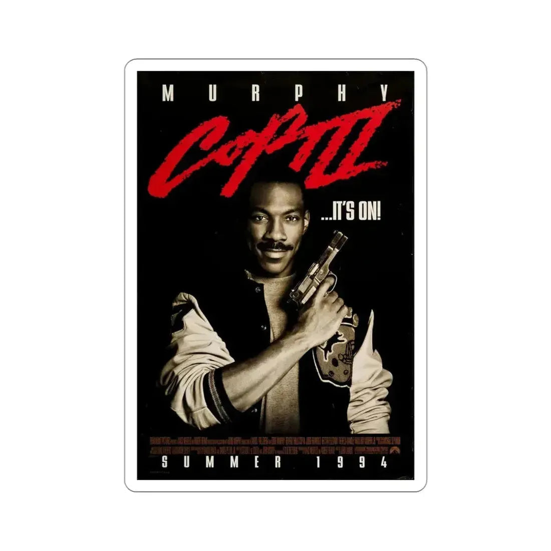 Beverly Hills Cop III 1994 Movie Poster STICKER Vinyl Die-Cut Decal 4 Inch - The Sticker Space