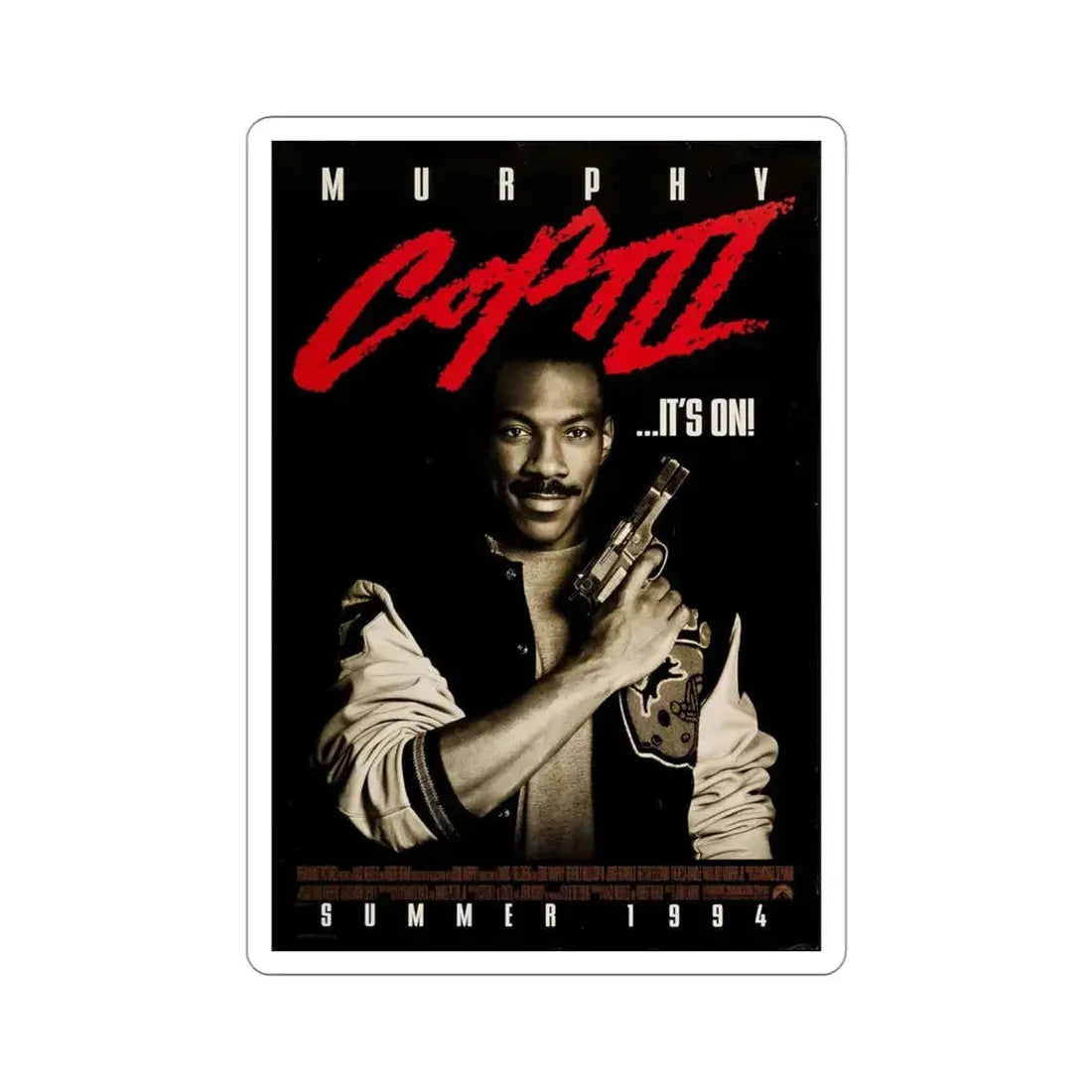 Beverly Hills Cop III 1994 Movie Poster STICKER Vinyl Die-Cut Decal 4 Inch - The Sticker Space