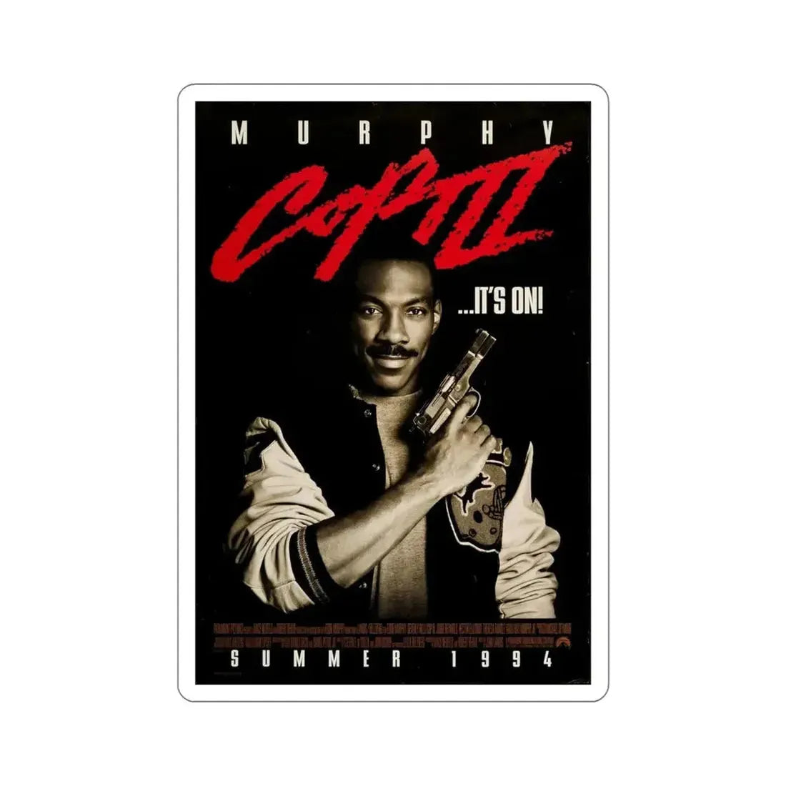 Beverly Hills Cop III 1994 Movie Poster STICKER Vinyl Die-Cut Decal - The Sticker Space
